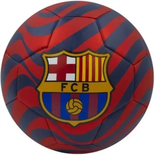 FC Barcelona: Swirl focilabda, piros - 5-ös méret