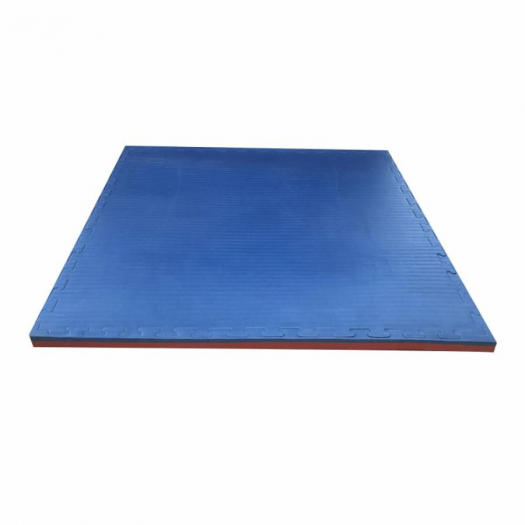Puzzle tatami szőnyeg piros/kék EXTRA 100x100x4 cm