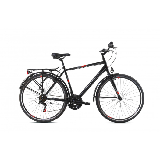 Capriolo Sunrise Man férfi trekking kerékpár Fekete 22"