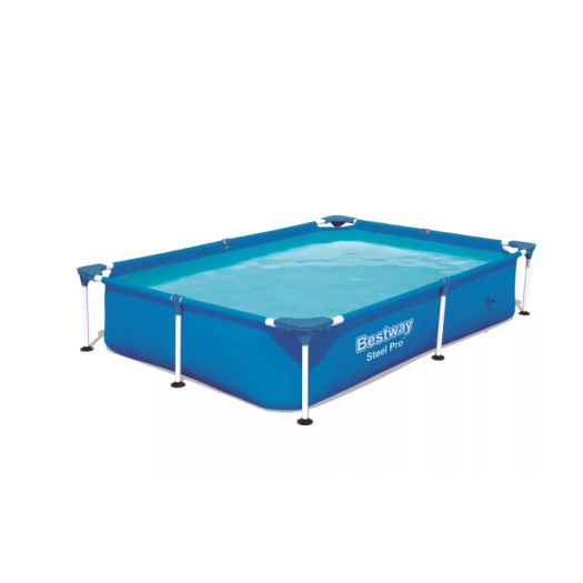 Bestway Andaman LITE szögletes fémvázas medence 221 x 150 x 43 cm