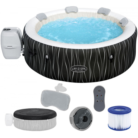 BESTWAY Lay-Z-Spa Hollywood AirJet Felfújható jakuzzi, 196 x 66 cm 60059