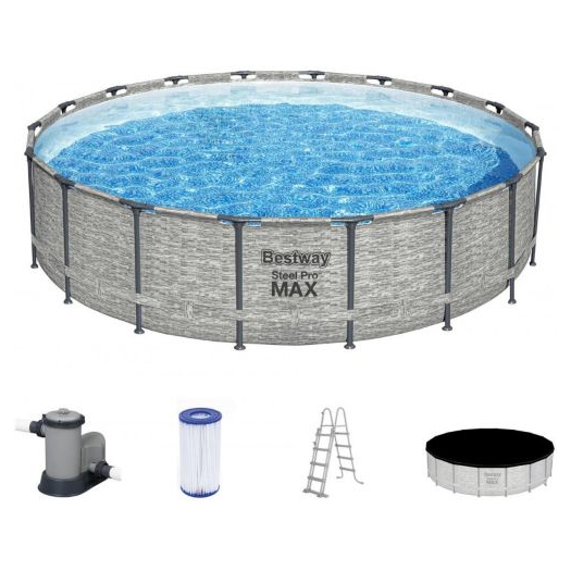 BESTWAY Steel Pro Max Fémvázas medence szett, 549 x 122 cm 5618Y