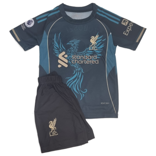 2024-es Liverpool szurkolói szurkolói gyerek mezgarnitúra SZOBOSZLAI felirattal