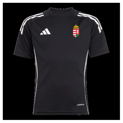 Adidas Magyar válogatott gyermek fekete  csíkos mez