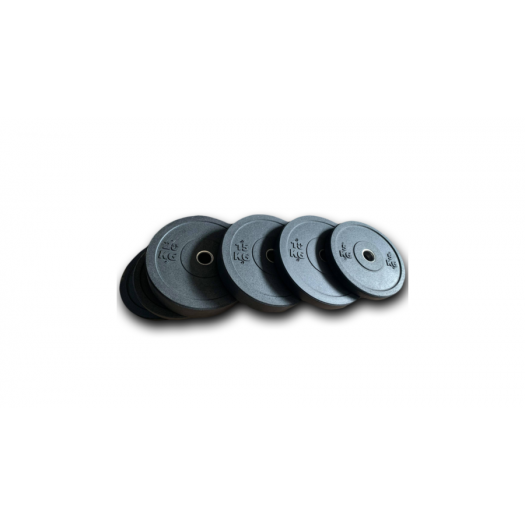 CROSSFIT BUMPER SÚLYTÁRCSA SZETT 100 KG 5KG-TÓL 20KG-IG - 4 PÁR