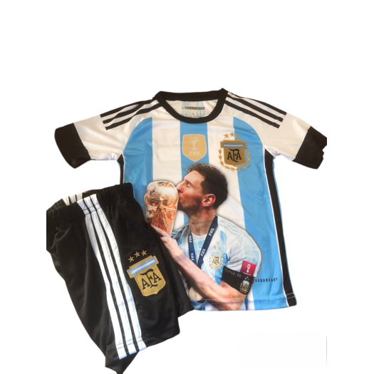 1=2 Argentin válogatott Messi mezgarnitúra 2023,  AJÁNDÉK EB SÁLLAL!