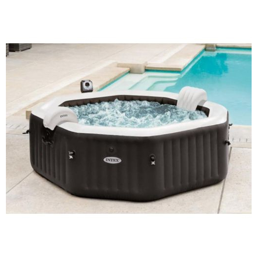 INTEX PureSpa Jet and Bubble Deluxe Octagon Felfújható jakuzzi, 150 x 71 cm 28458