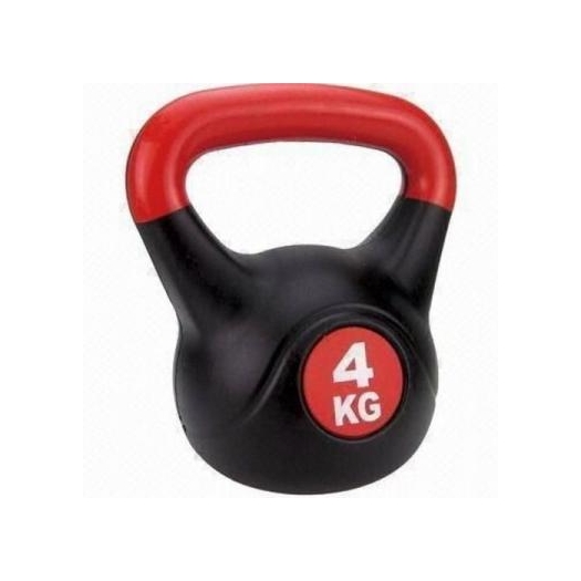 Füles súlyzó -Kettle Bell, műanyag, 2 kg