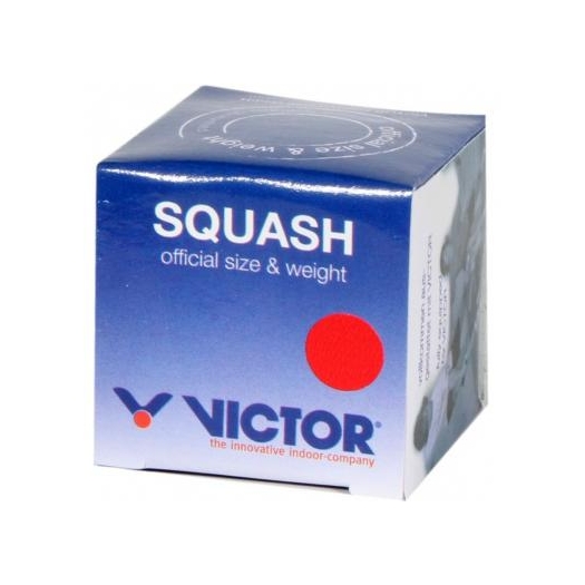 Squash labda Victor piros