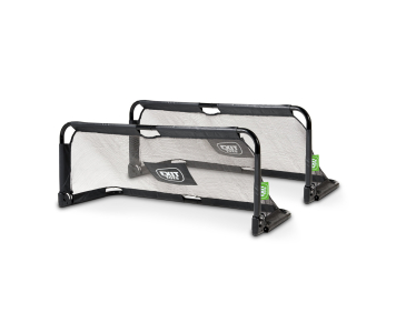 EXIT Panna összecsukható acél futballkapu 150x60 cm (2 db-os készlet) - fekete