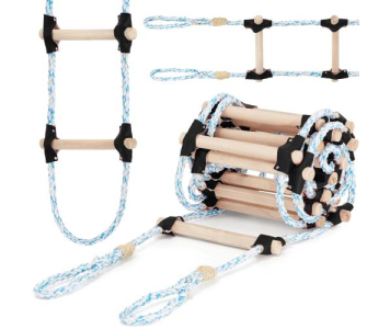 Kötéllétra, 9m, fekete | HIGHER