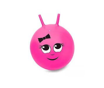 Ugráló labda  55 cm zöld és pink