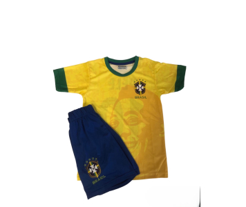 Brazília Pelé 2023-as gyerek mezgarnitúra 