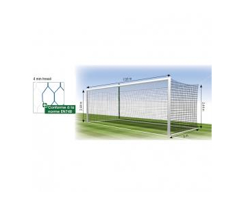 Nagypályás kapuháló 7.32x2.44x2x2 m mélyített 4 mm vastag 