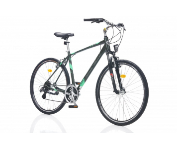 Corelli Ultar 1.0 könnyűvázas férfi crosstrekking kerékpár 51 cm Grafit-Zöld