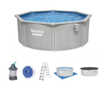 BESTWAY Hydrium Merevfalú medence szett, 360 x 120 cm 56574
