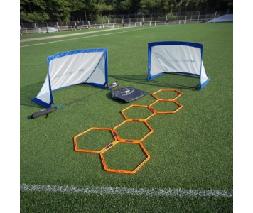 Pop-Up focikapuk – 2 db-os szett, négyzet alakú, 1,2 x 0,8 m (2 db + táska) 120 x 80 cm