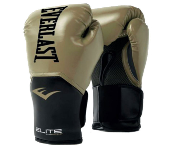  Boxkesztyű, Everlast, Pro Style Elite, műbőr, arany-fekete