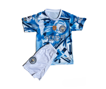 2023/2024 Manchester City gyerek mezgarnitúra, Haaland felirattal ÚJ
