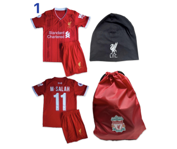 Salah Liverpool Csomagajánlat Gyermekeknek: Mezgarnitúra + Tornazsák + Sapka
