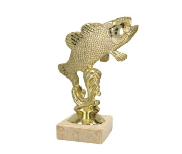 Horgász (hal) sportfigura, 10 cm