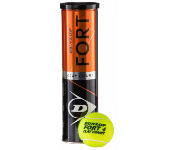 Dunlop Clay Court teniszlabda 4 db/cső   