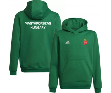 Adidas Magyar gyerek kapucnis pulóver zöld