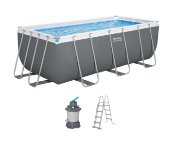 BESTWAY Steel Pro Max Fémvázas medence szett, 412 x 201 x 122 cm 56457
