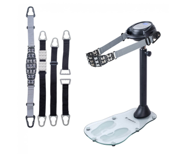 Rezgő masszázs öv inSPORTline TrimBelt, 20 fokozatú rezgésbeállítás, 9 masszázsprogram, 4 féle masszázs öv, üveg talapzat, csúszásmentes lábak