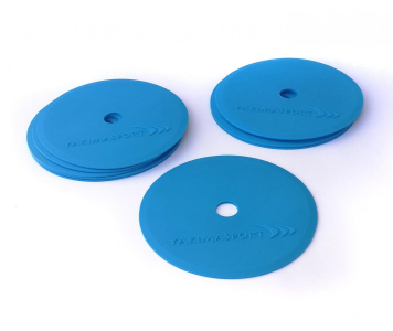 Gumi jelölőkorong készlet 10 db-os 15 cm