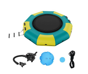 Felfújható vízi ugráló, 396 cm szabadidős vízi trambulin