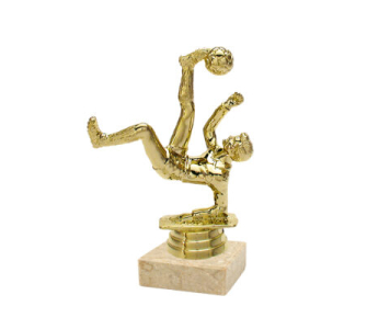 Futball ollózó sportfigura, 12 cm