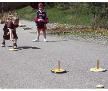 Curling szett szabadtérre