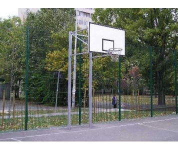 Kosárállvány, kültéri, lebetonozható, 1,6