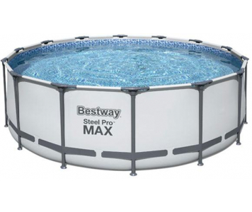 Bestway csővázas medence kerek 488x122cm 4.6m3/h papírszűrővel