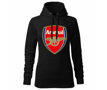 Arsenal szurkolói női pamut kapucnis pulóver