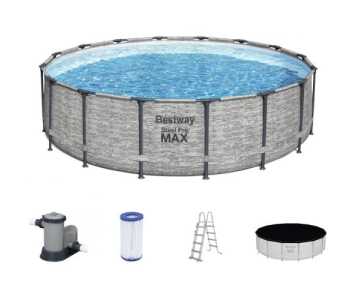 BESTWAY Steel Pro Max Fémvázas medence szett, 488 x 122 cm 5619E