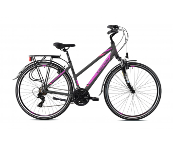 Capriolo Roadster Lady 1.0 női trekking kerékpár 19" Grafit