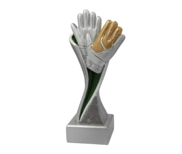 Labdarúgó trófea, kapus (17 cm)
