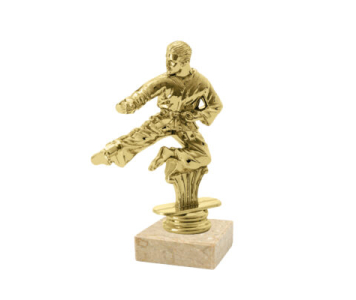 Karate sportfigura, 11 cm