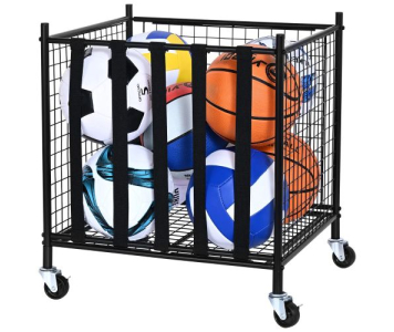 guruló sportlabda-tároló kocsi  50x50x54