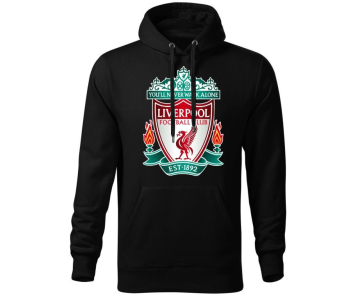 Liverpool szurkolói kapucnis pamut pulóver