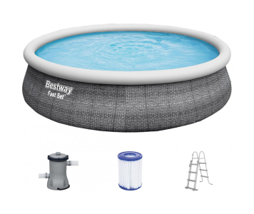 BESTWAY Fast Set Puhafalú medence szett, 457 x 107 cm 57372