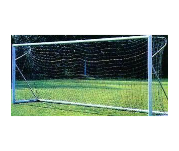 7,32x2,44 m, nagypályás focikapu, alumínium ovál profilú, borulásmentes, hordozható