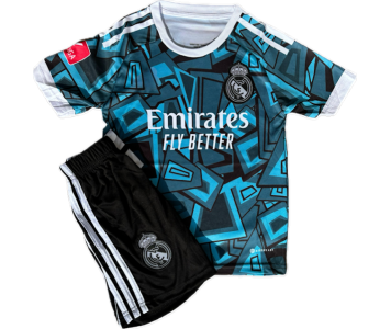 2024-as Real Madrid szurkolói gyerek mezgarnitúra Vini Jr. "7" felirattal ÚJ