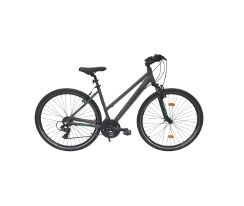 Corelli Riviera 1.0 könnyűvázas női crosstrekking kerékpár 18" Grafit-Türkiz