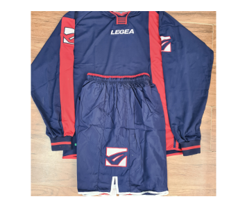 Legea Ajaccio hosszú ujjas kifutó modell csomagban s.kék/piros csomagban 26 db