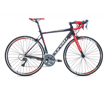 Corelli Boalva RC200 könnyűvázas országúti kerékpár 45 cm Fekete-Piros