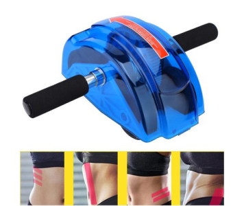 Hasizom edző négygörgős kerékkel, edzőtermi otthoni fitnesz felszerelés fogaskerékkel