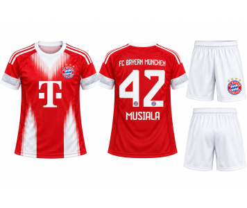 Bayern M 2026/27   hazai gyermek mezgarnitúra Musiala felirattal